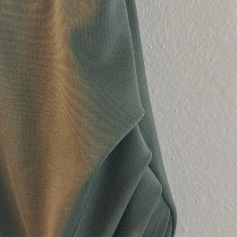 Olive Green Mini Dress